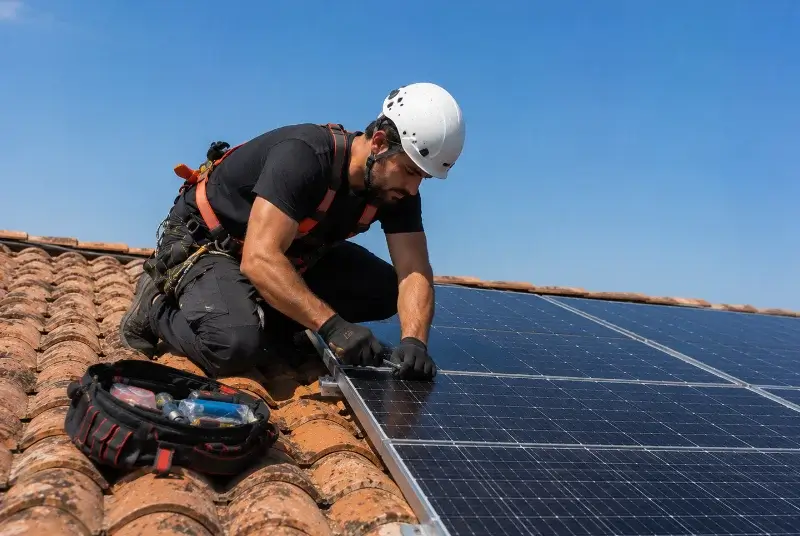 Maintenance et monitoring de panneaux solaires à Rochegude
